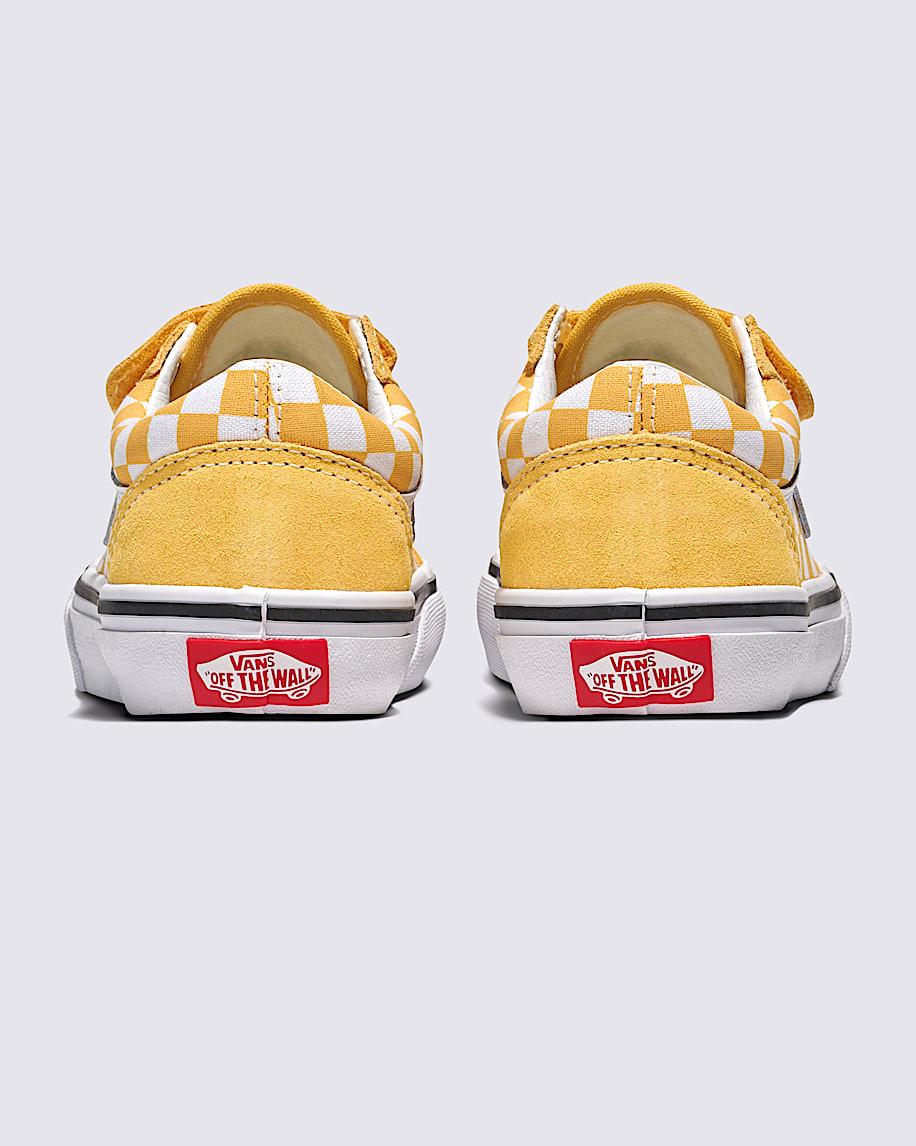 Big Kids Old Skool V Checkerboard Shoe - 4