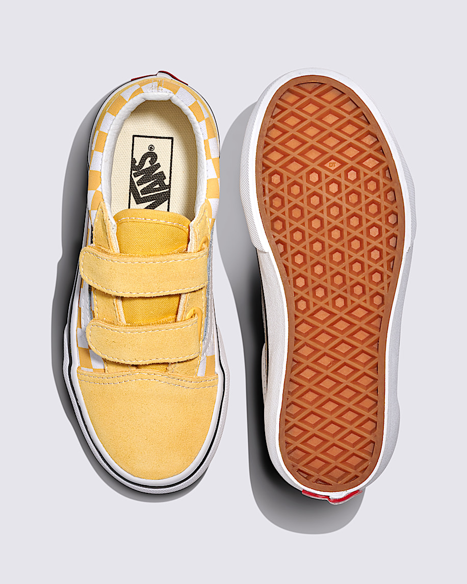Big Kids Old Skool V Checkerboard Shoe - 3