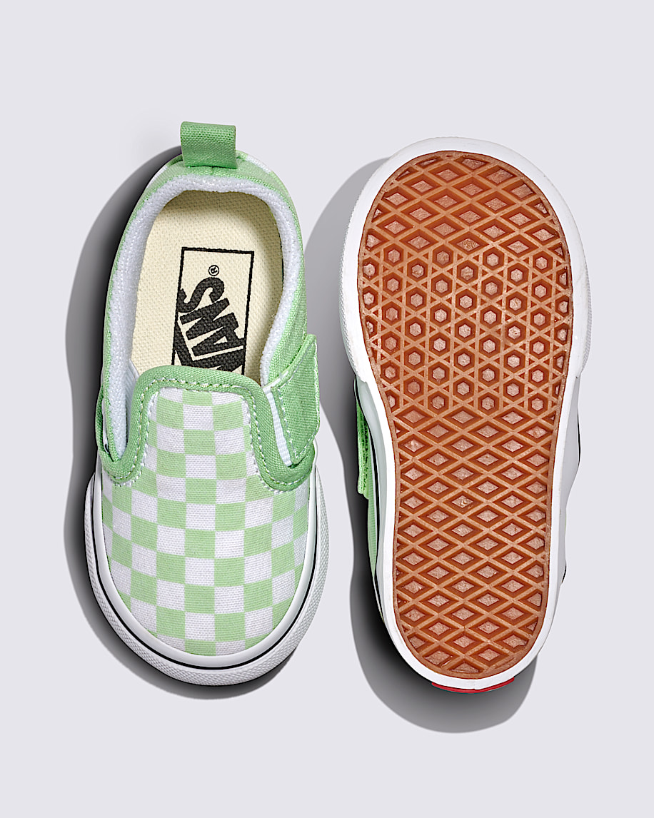 Toddler Classic Slip-On V Checkerboard Shoe - 3