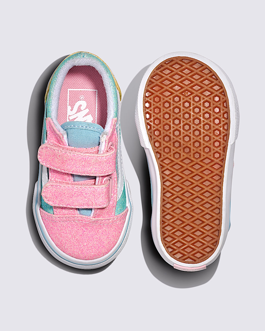 Toddler Old Skool V Glitter Shoe - 3