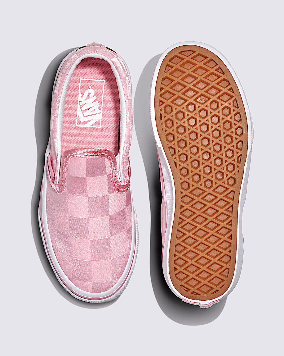 Little Kids Classic Slip-On Satin Shoe - 3