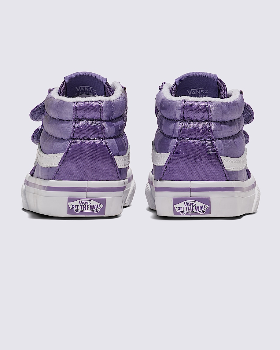 Toddler Sk8-Mid Reissue V Satin Shoe in Purple | Vans