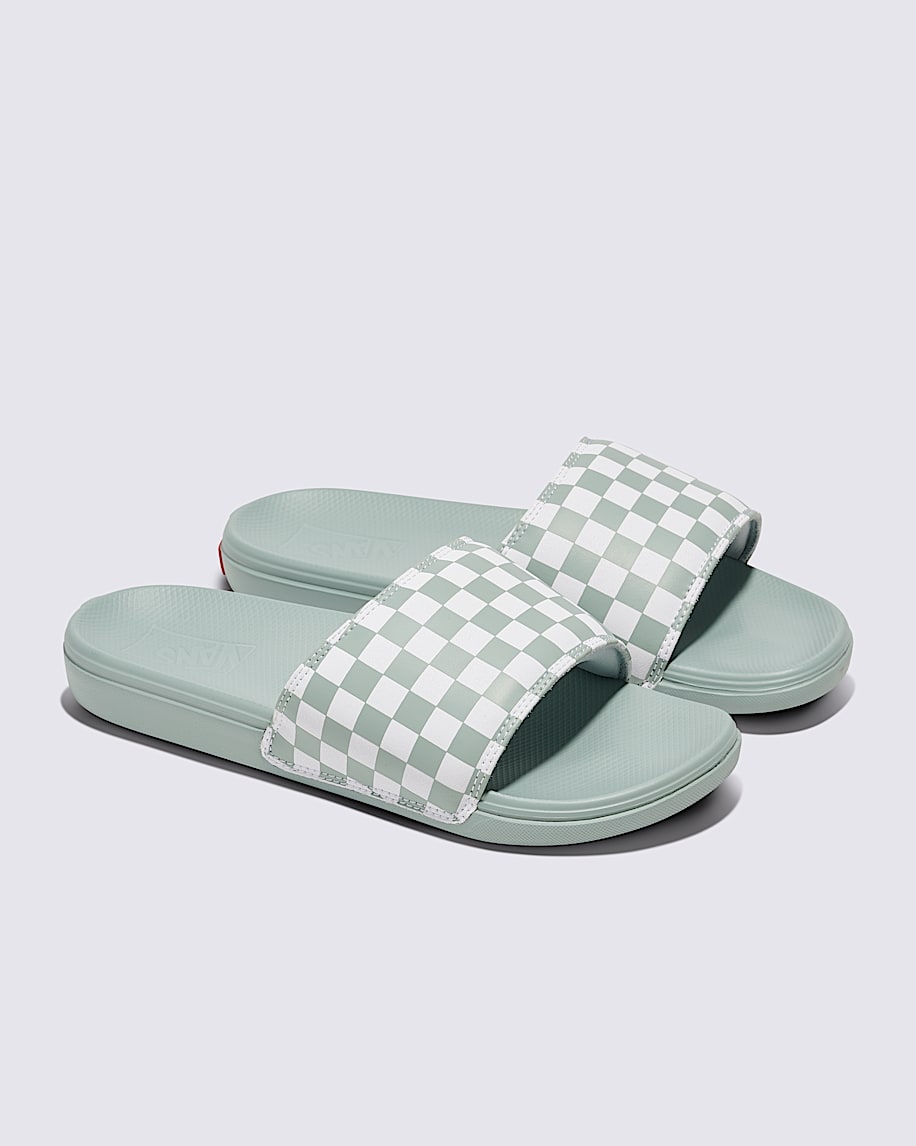 La Costa Checkerboard Slide-On Sandal - 2