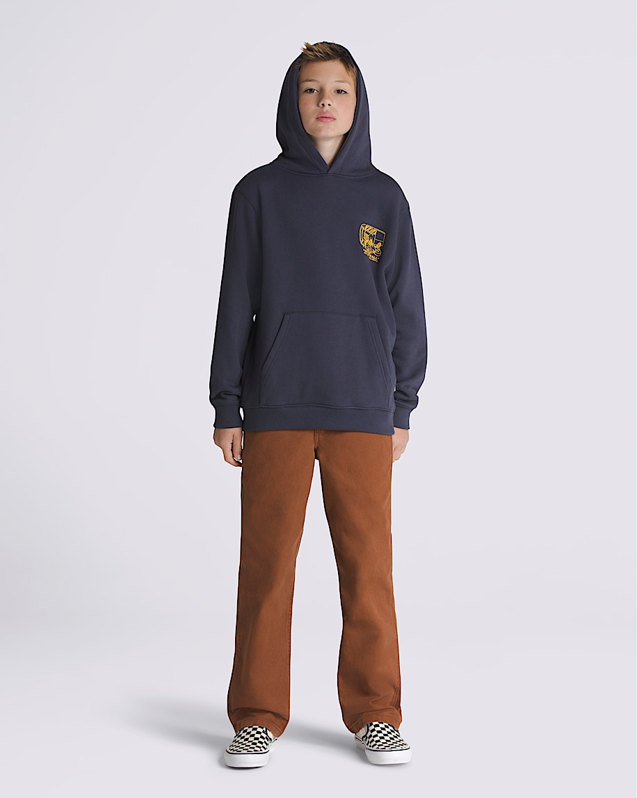 Kids Next Stop Pullover Hoodie in Parisian Night Blue | Vans