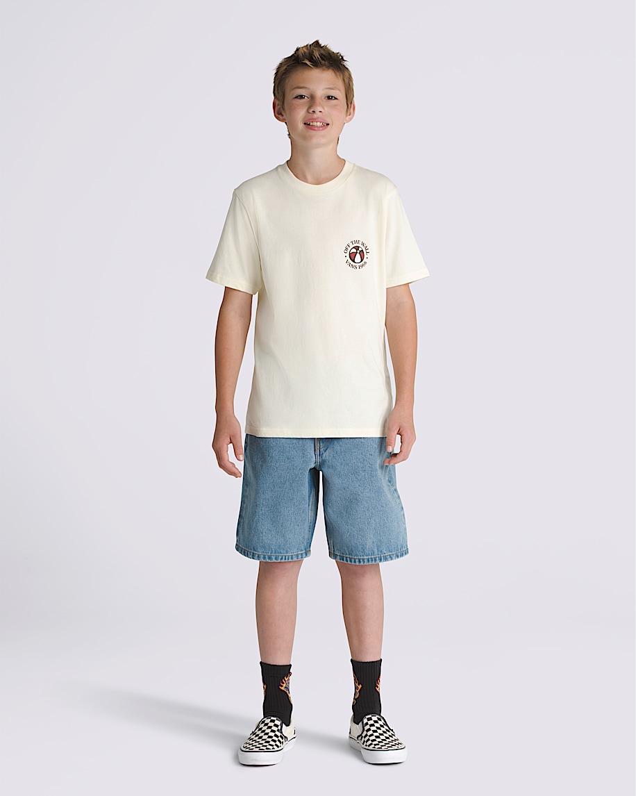 Kids Check-5 Baggy Denim Shorts - 3