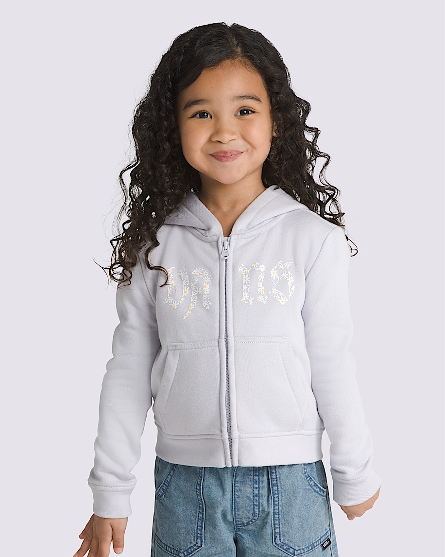 Little Kids Daisy Break Full Zip Hoodie - 2