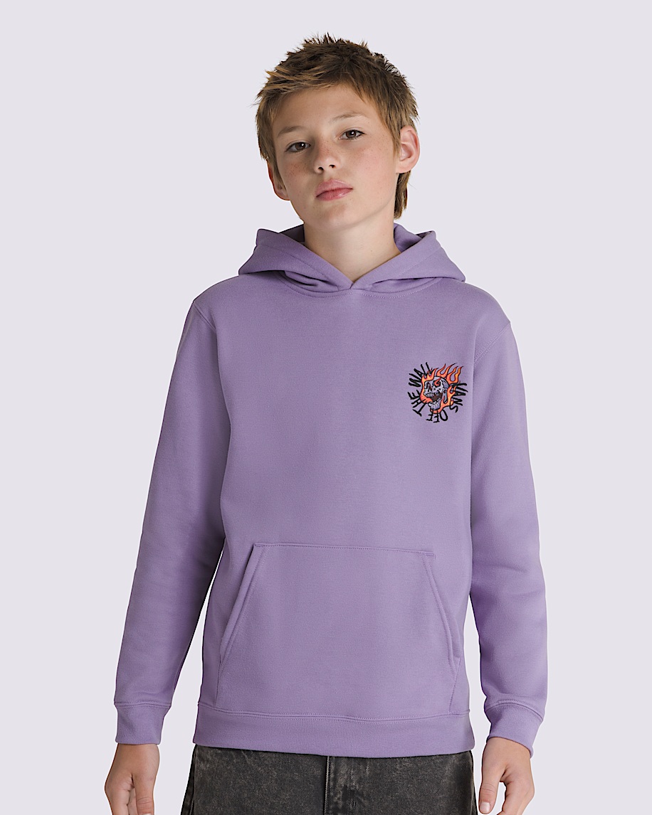 Kids Vortex Pullover Sweatshirt in Purple Haze | Vans