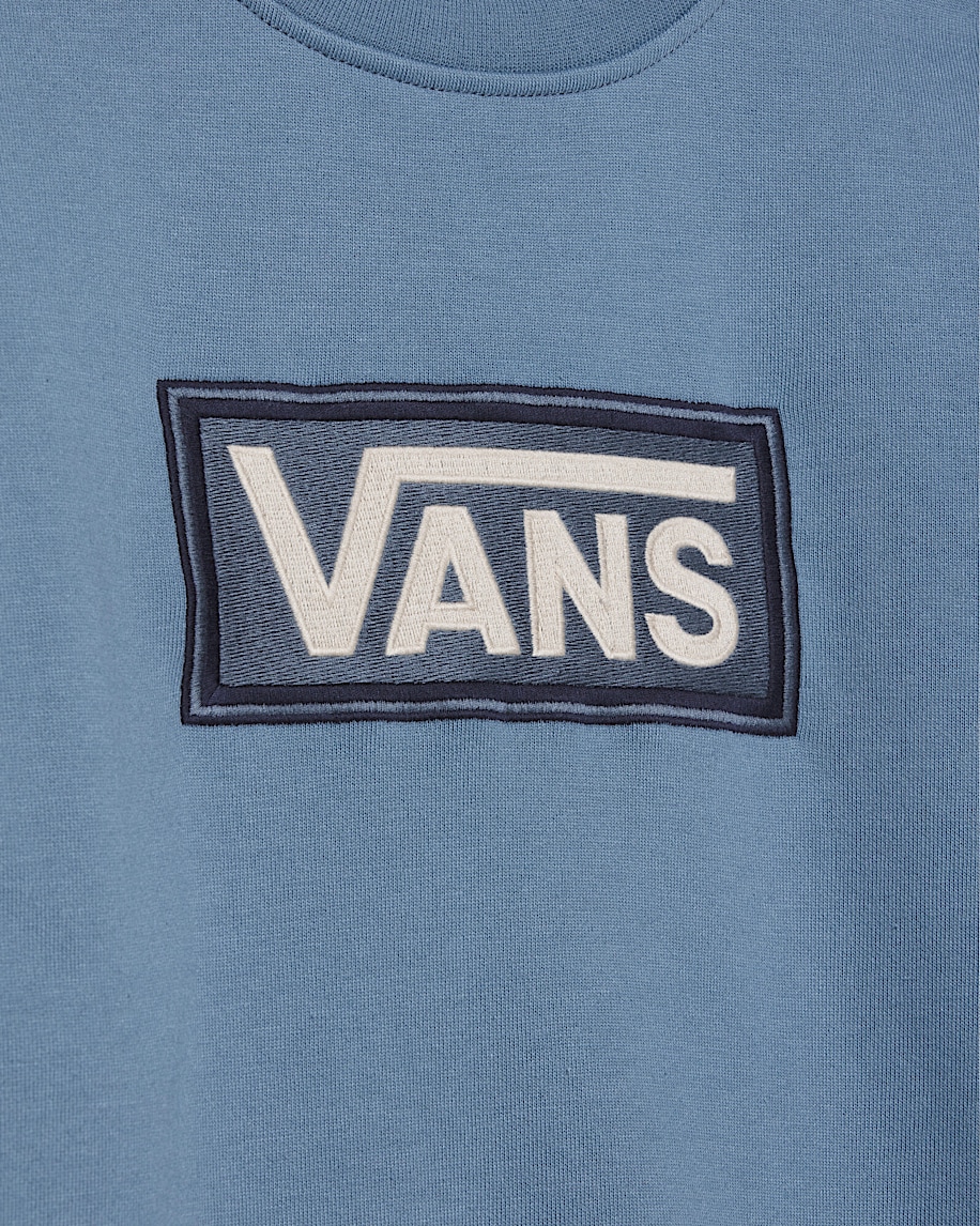 Kids Reboxed Crew Sweatshirt in Blue Stone | Vans Kids Reboxed Crew Sweatshirt in Blue Stone | Vans