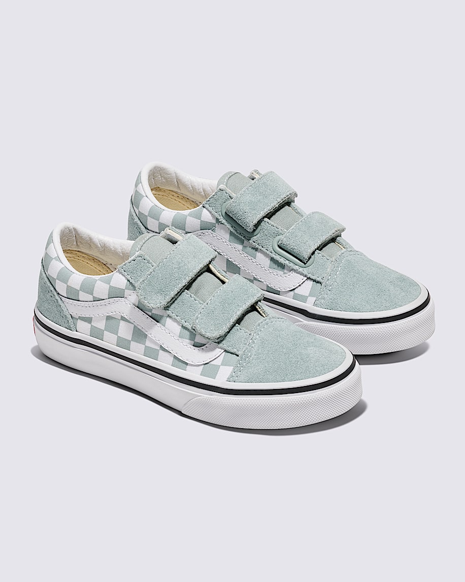 Little Kids Old Skool V Checkerboard Shoe - 2