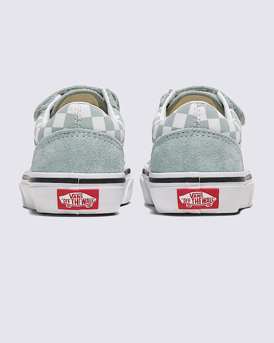 Little Kids Old Skool V Checkerboard Shoe - 4