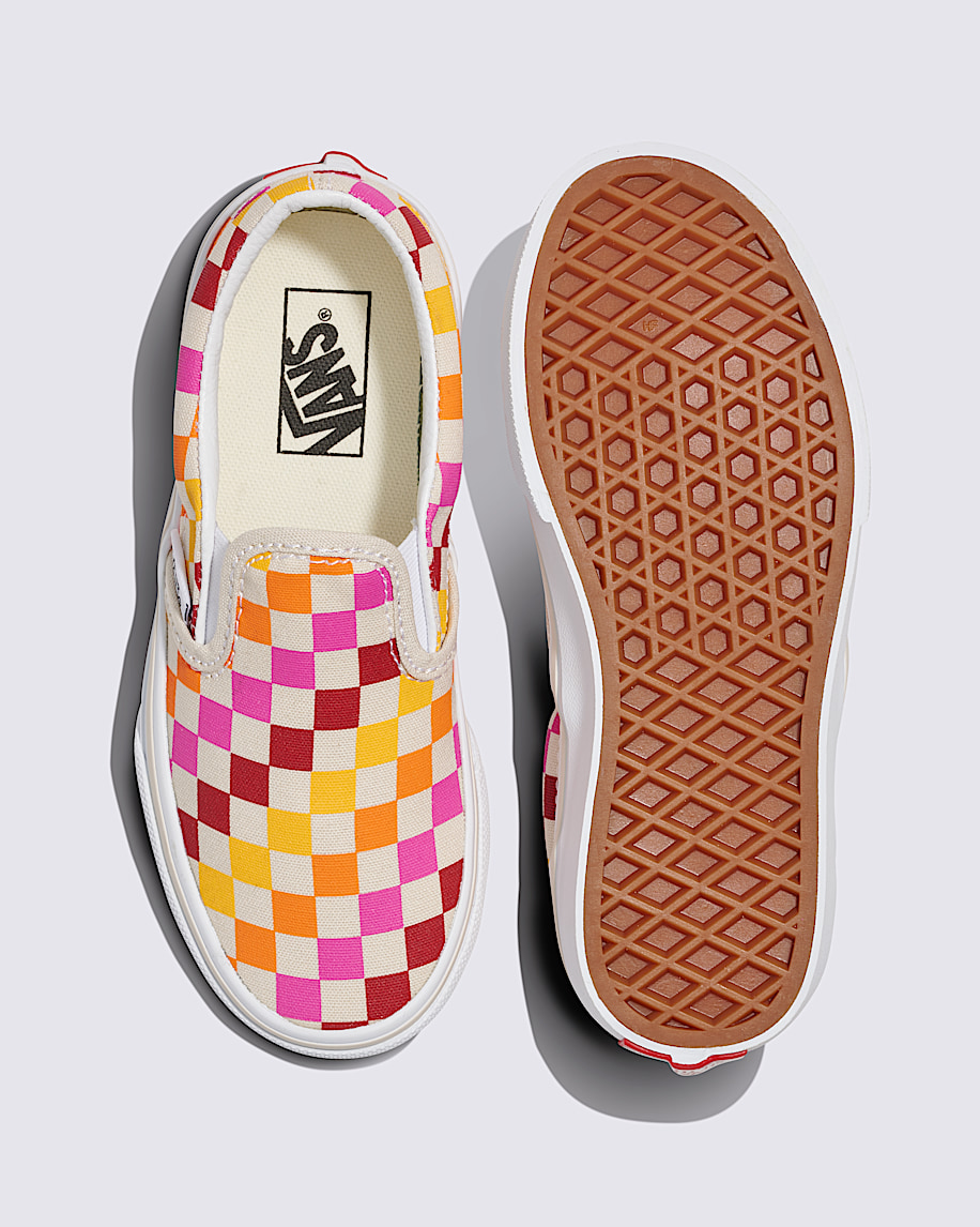 Little Kids Classic Slip-On Checkerboard Shoe - 3
