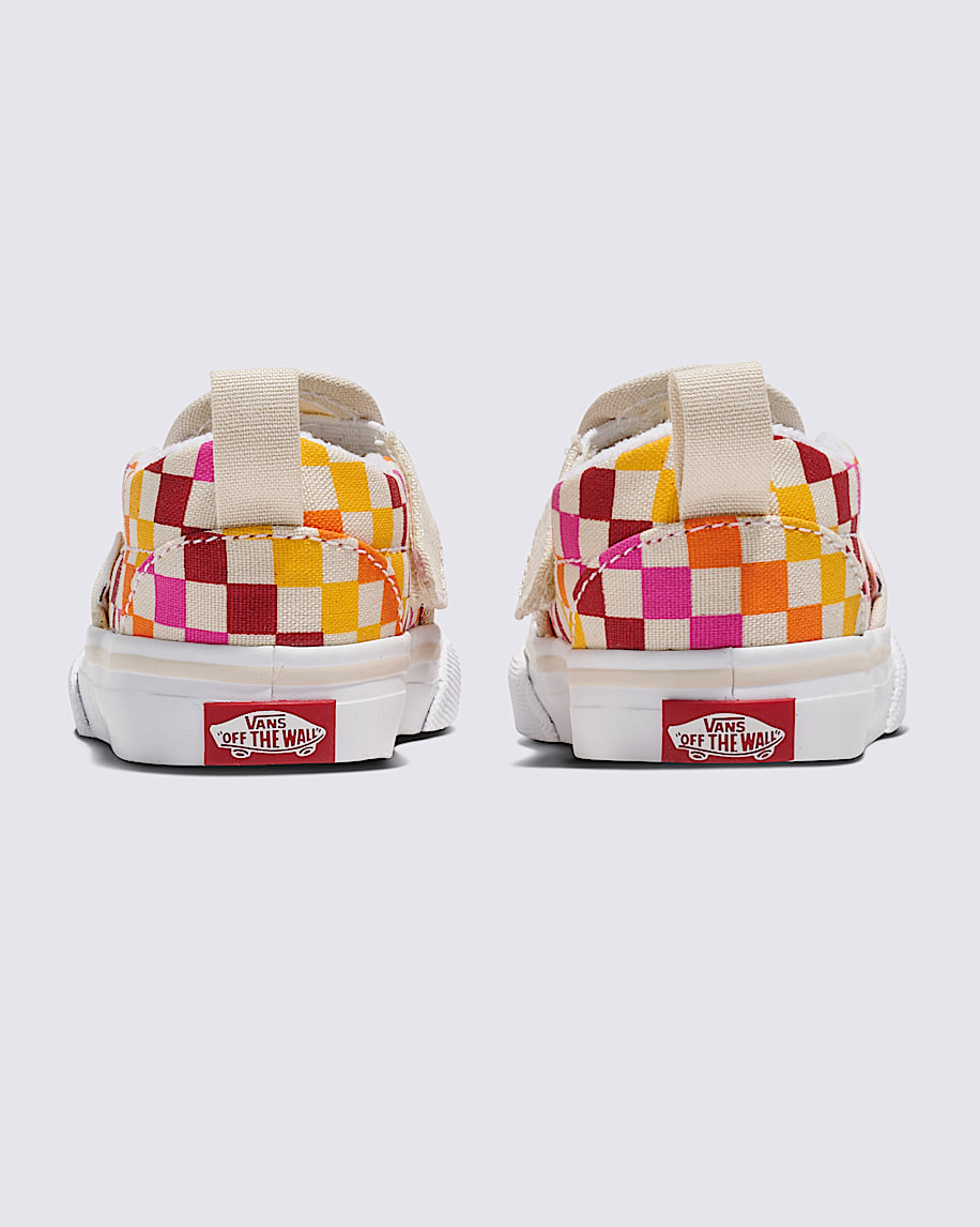 Toddler Slip-On V Checkerboard Shoe - 4