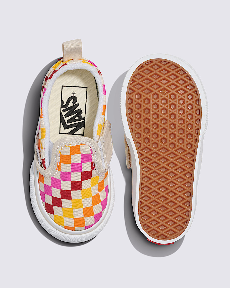 Toddler Slip-On V Checkerboard Shoe - 3