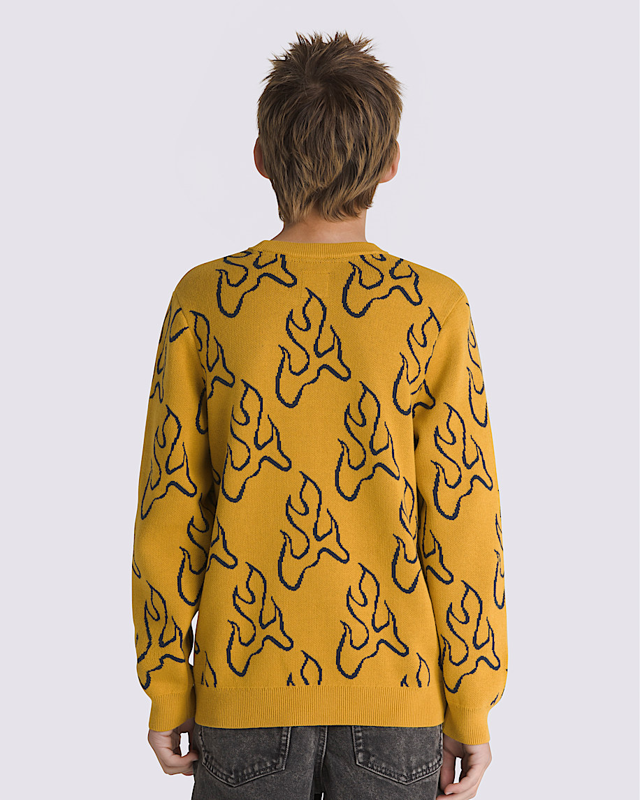 Kids Blaze Crew Sweater - 3
