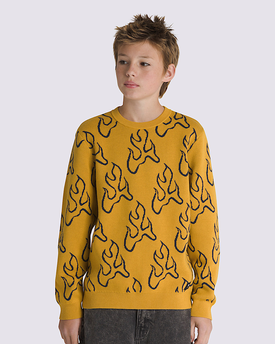 Kids Blaze Crew Sweater - 2