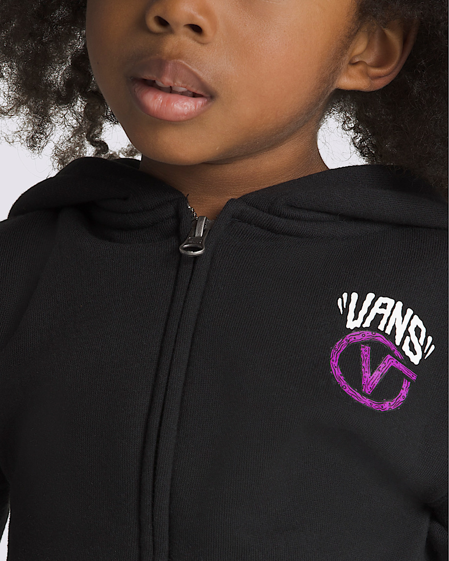 Little Kids Monster Ball Full Zip Hoodie - 5