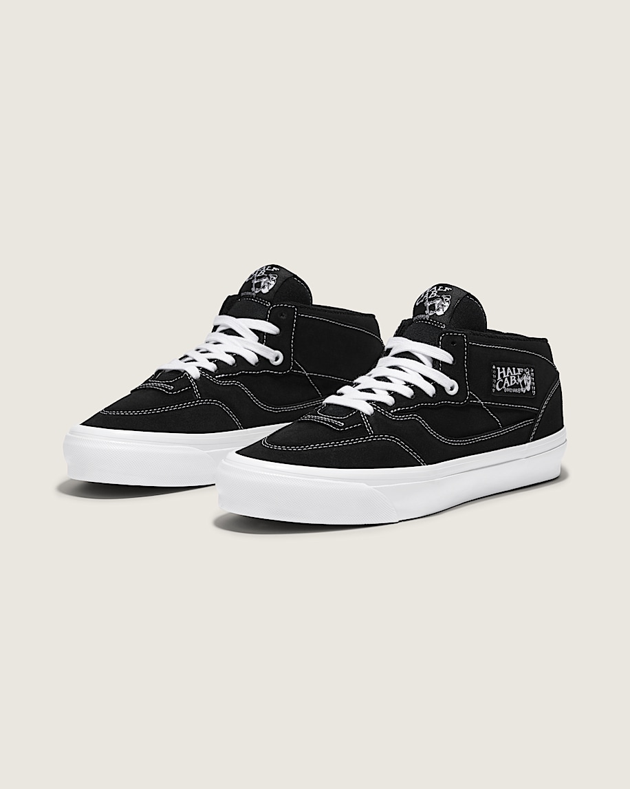 Premium Half Cab Shoe in Black / White | Vans