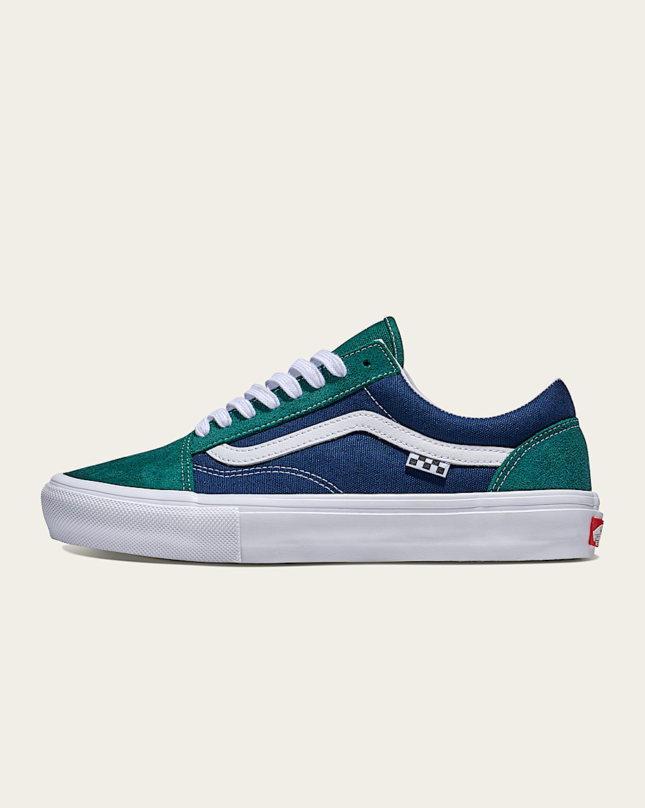 【クーポン対象外】 Skate Old Vans | Green / Blue in Shoe Skool 22cm～