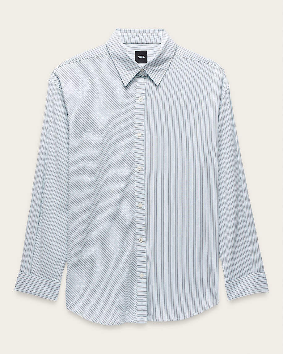 Gillian Striped Button Up Shirt - 1