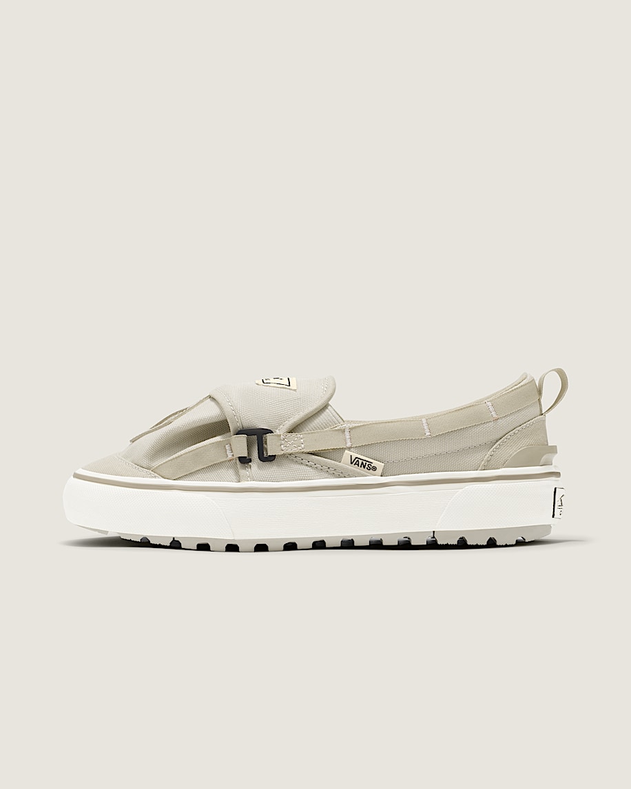 Vans X Nicole McLaughlin Rucksack Slip-On Shoe in Tan Brown Vans X Nicole McLaughlin Rucksack Slip-On Shoe in Tan Brown