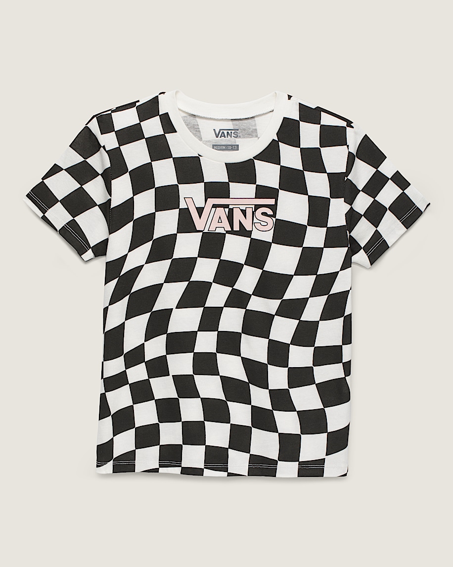 【限定品】 Kids Warped Marshmallow / Black in T-Shirt Crew Check 66 トップス