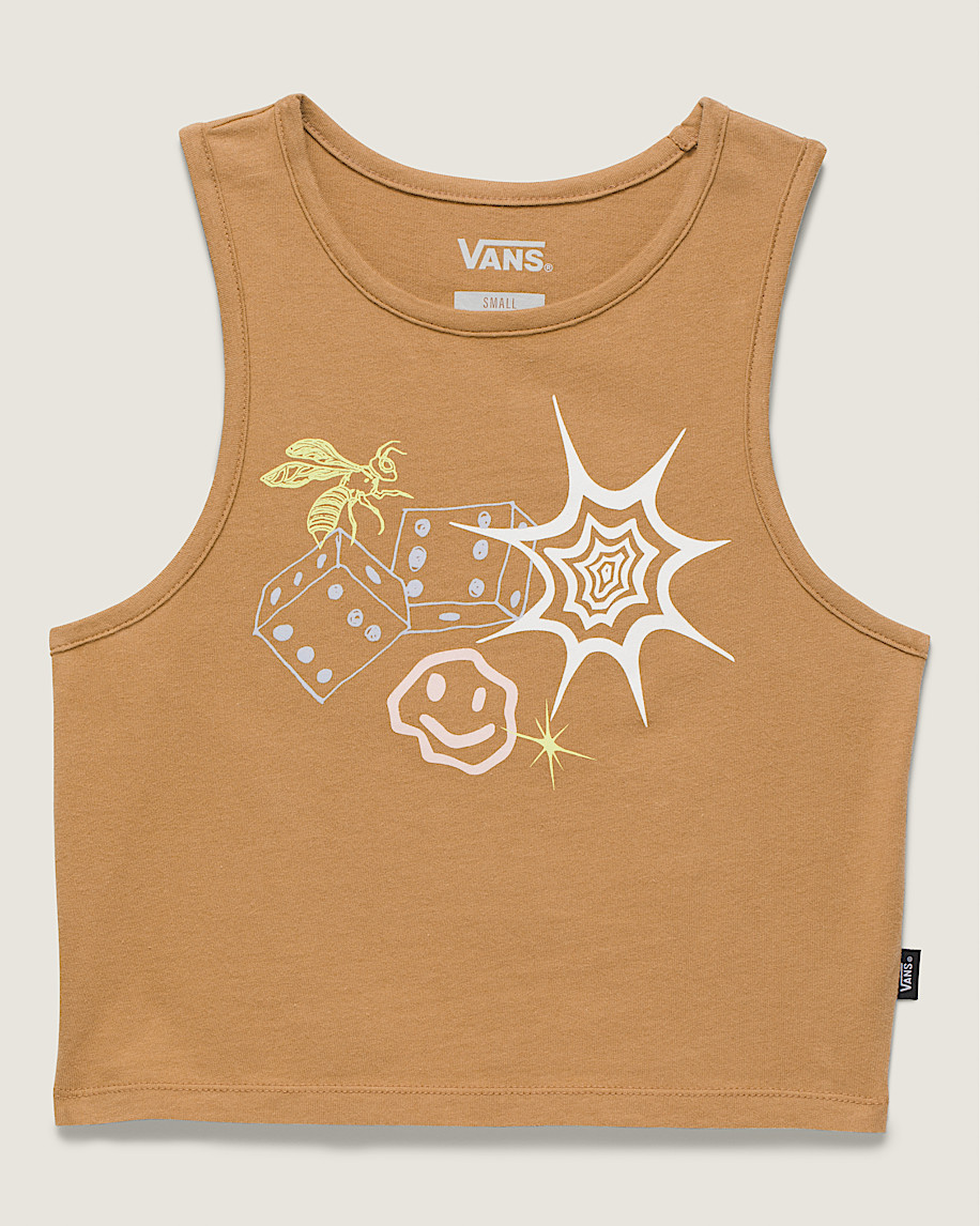 Total Mess Fitted Tank Top
