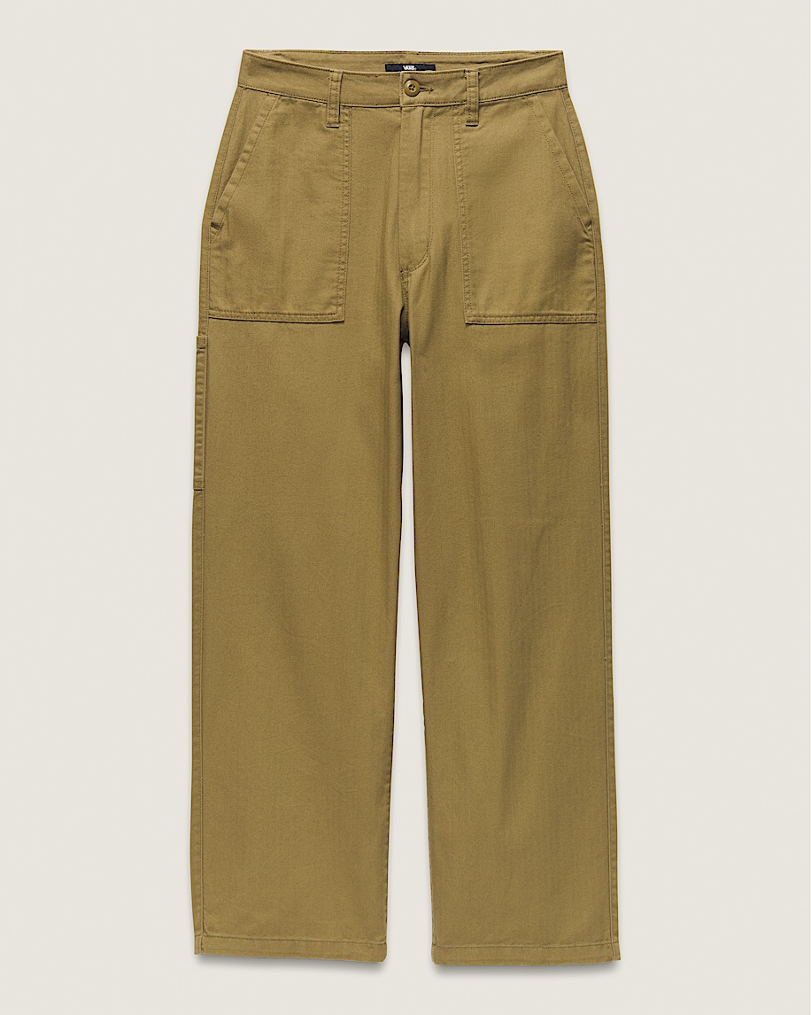 Union Relaxed Carpenter Pants in Gothic Olive Brown | Vans