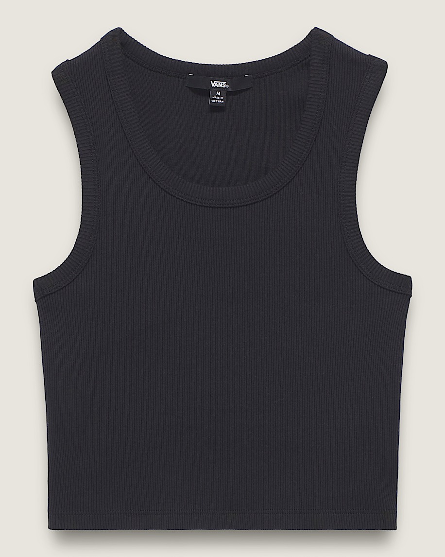 Kids Drew Rib Tank in Black | Vans Kids Drew Rib Tank in Black | Vans