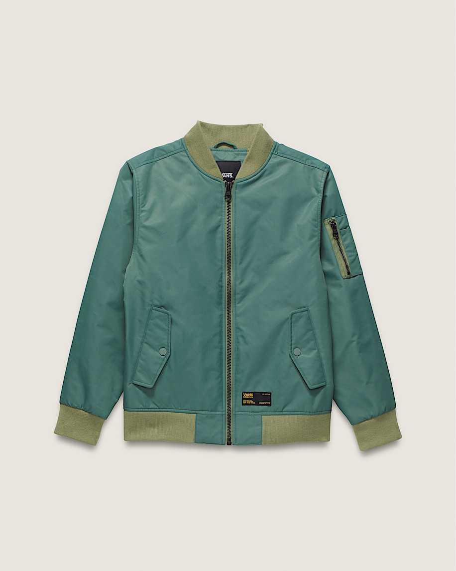 Kids Copley Satin Bomber Jacket - 1