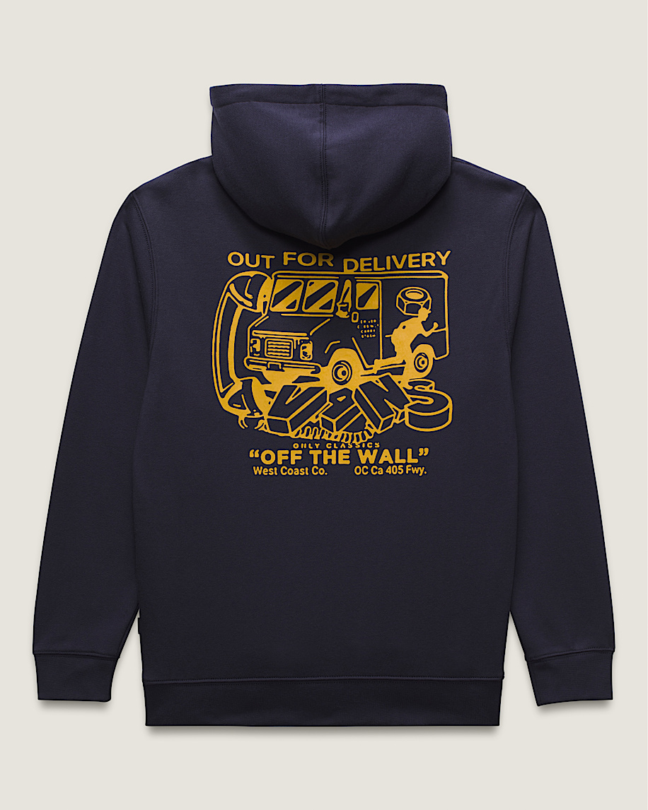 Kids Next Stop Pullover Hoodie in Parisian Night Blue | Vans