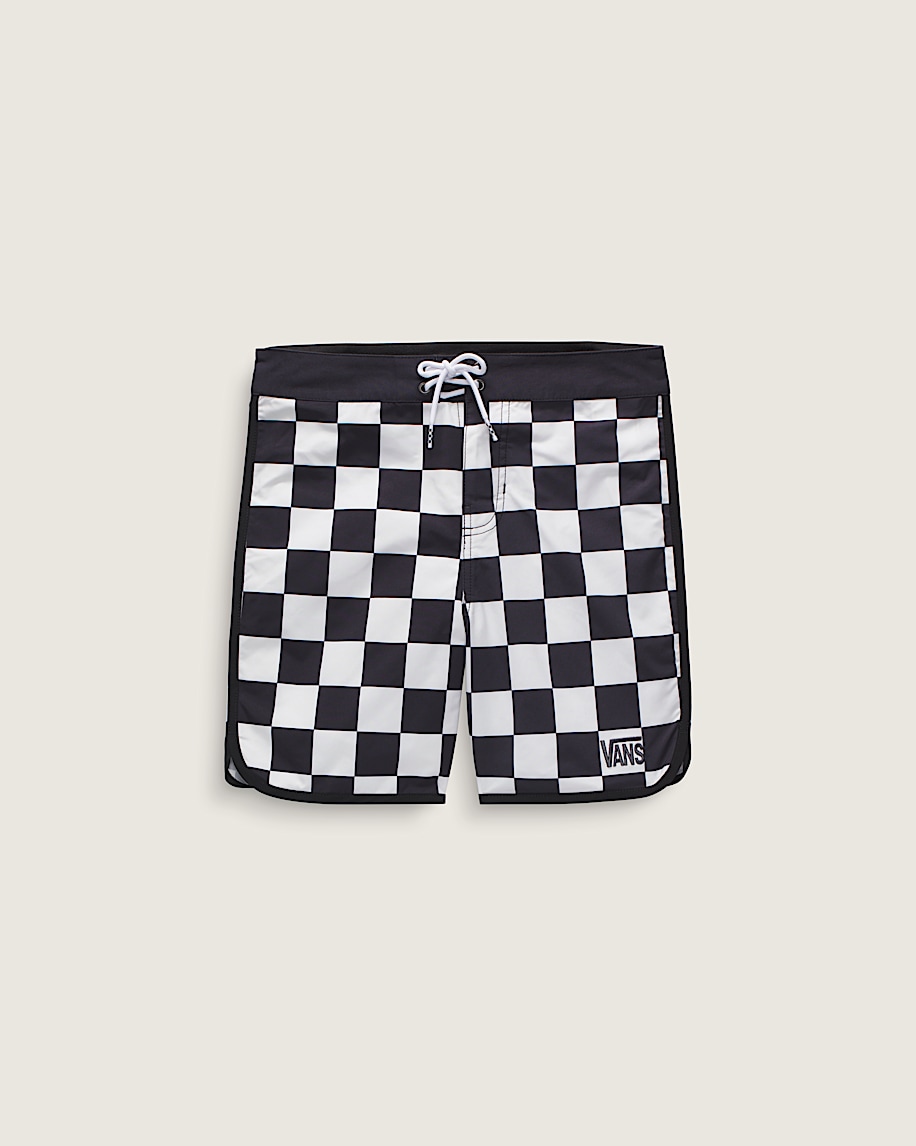 Kids MTE Everride Scalloped Boardshorts in Black / White