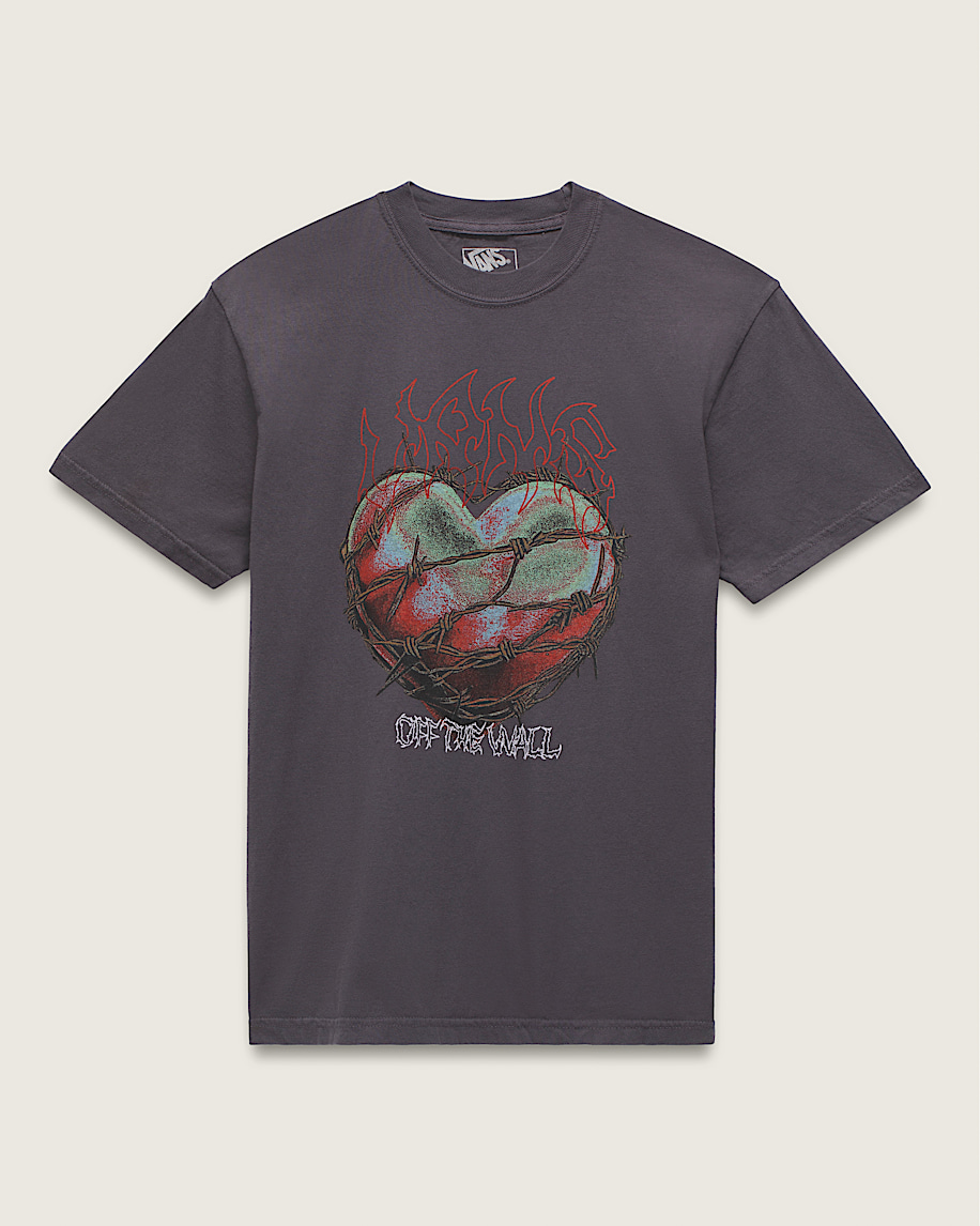 Valentines Day Bounded Heart T-Shirt en Phantom Grey | Vans CA