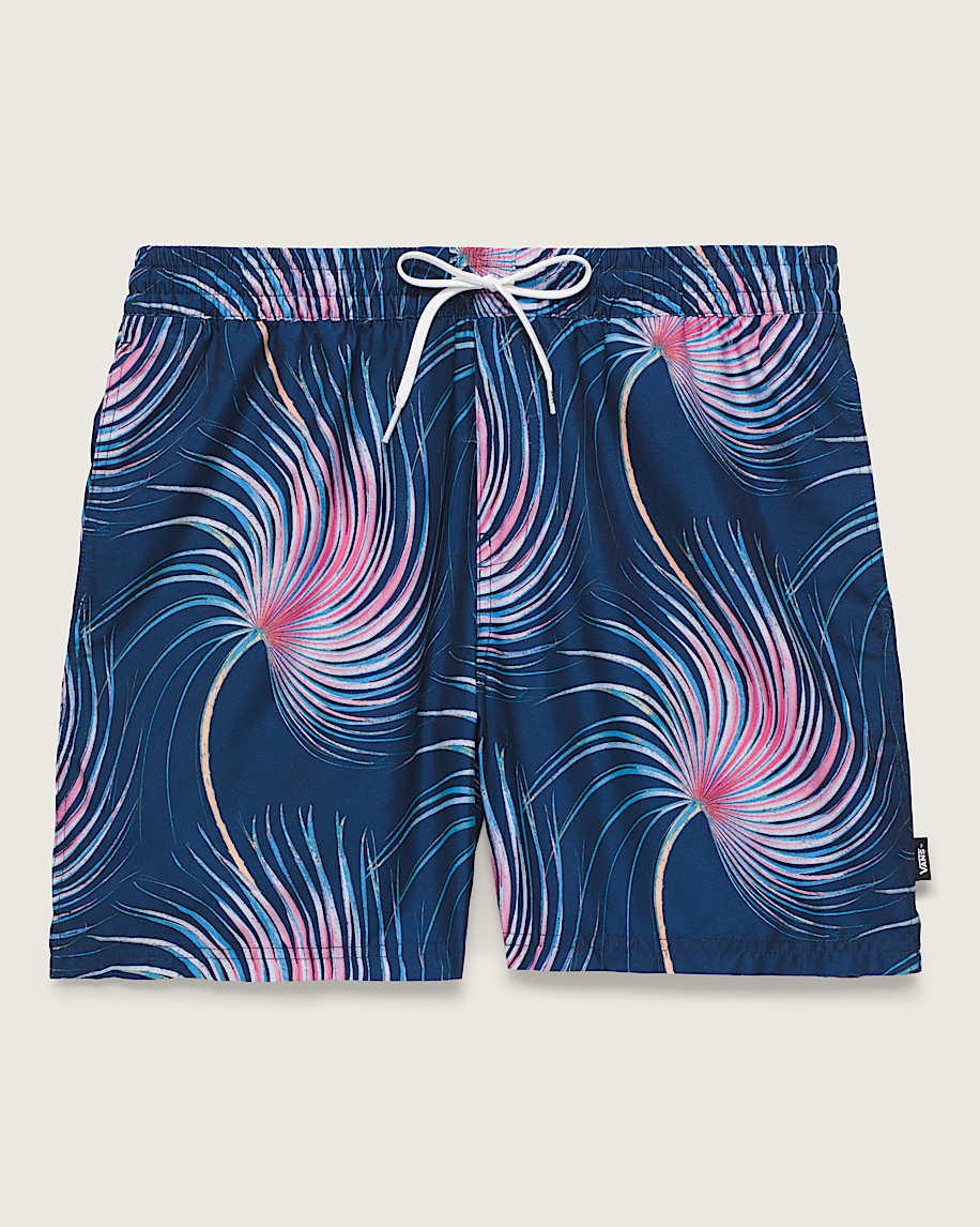 Primary Print Elastic 17'' Boardshorts in Dress Blues / Pink Primary Print Elastic 17'' Boardshorts in Dress Blues / Pink