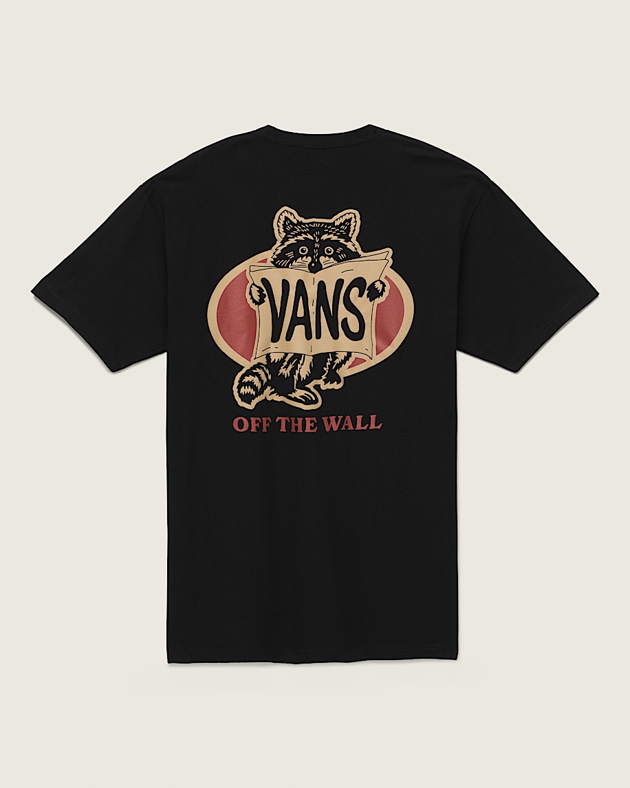 韓国 ファッション通販 Raccoon Sign T-Shirt in Black | Vans その他