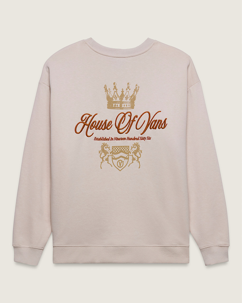 Majesty Crew Sweatshirt in Oatmeal Beige | Vans Majesty Crew Sweatshirt in Oatmeal Beige | Vans