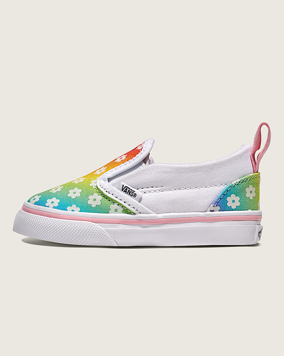 Toddler Classic Slip-On V Flower Shoe