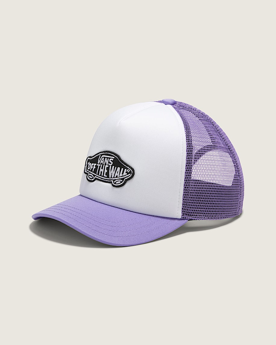 Kids Classic Patch Trucker Hat in Purple Haze / White | Vans