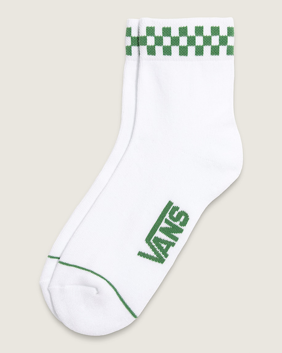 Peek-A-Check Crew Socks
