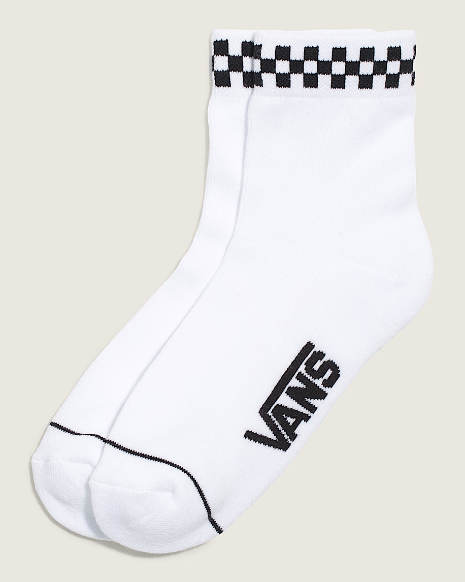 Peek-A-Check Crew Socks - 1