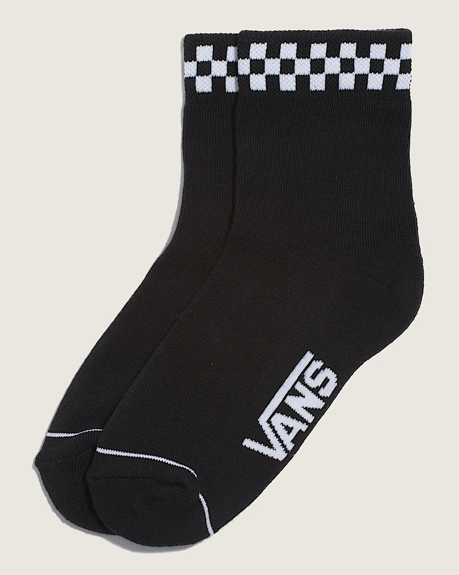 Peek-A-Check Crew Socks - 1