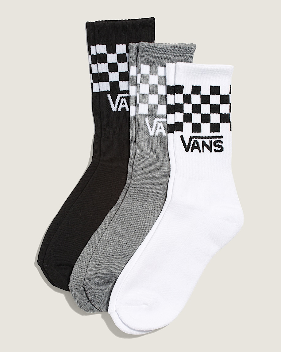 Kids Checkerboard Crew Socks 3-Pack - 1