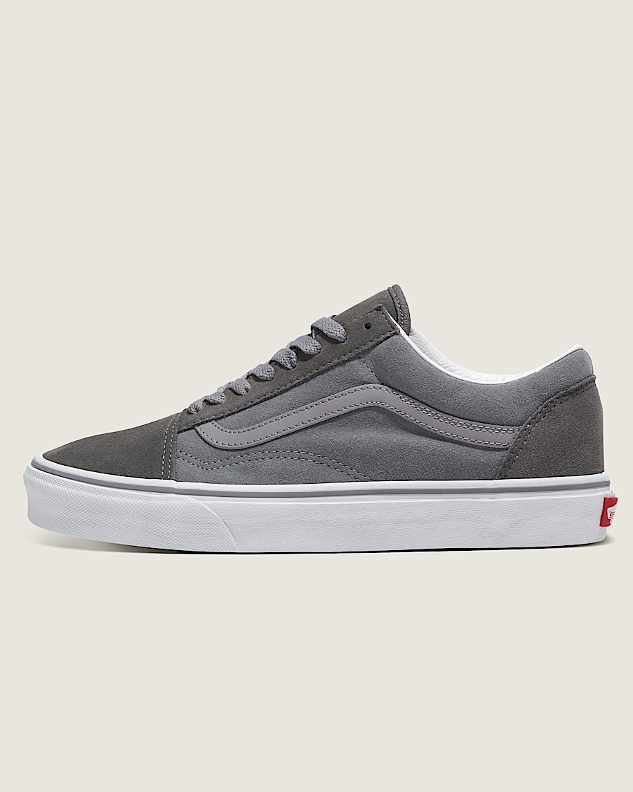 国内配送 VANS PREMIUM OLD SKOOL SUEDE GRAY/BLACK Premium Old Skool Suede Shoe in Nine Iron Grey | Vans
