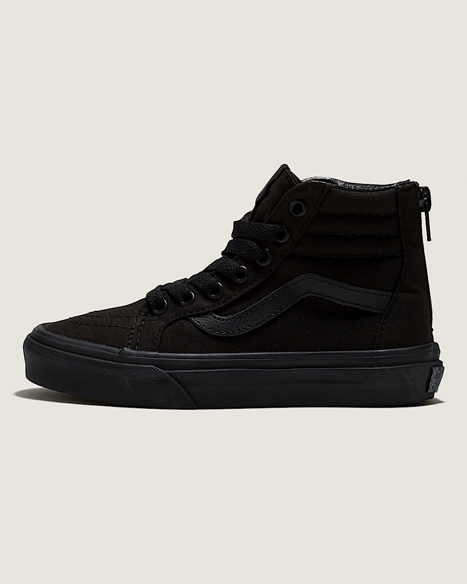 Little Kids Sk8-Hi Zip Shoe in Black | Vans Little Kids Sk8-Hi Zip Shoe in Black | Vans
