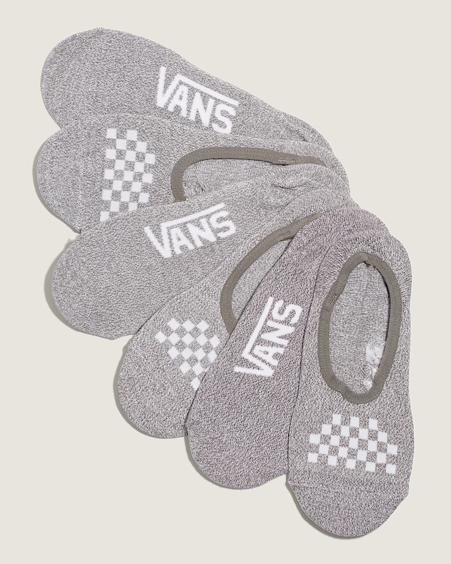Kids Classic Canoodle Socks 3-Pack in Heather Grey / White