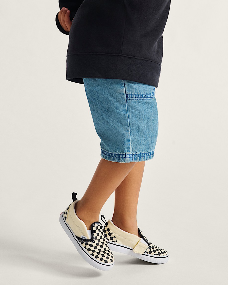 Toddler Slip-On V Checkerboard Shoe - 3