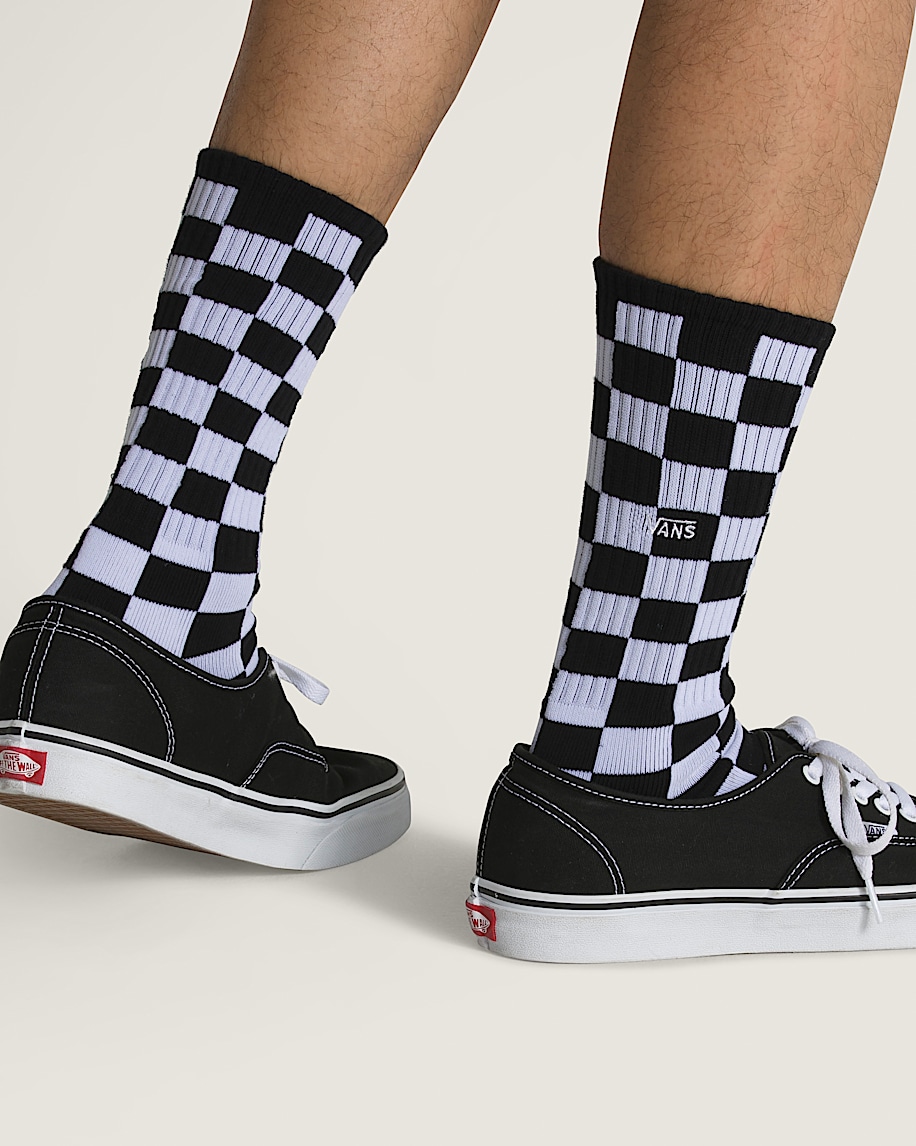 Checkerboard Crew Socks - 2