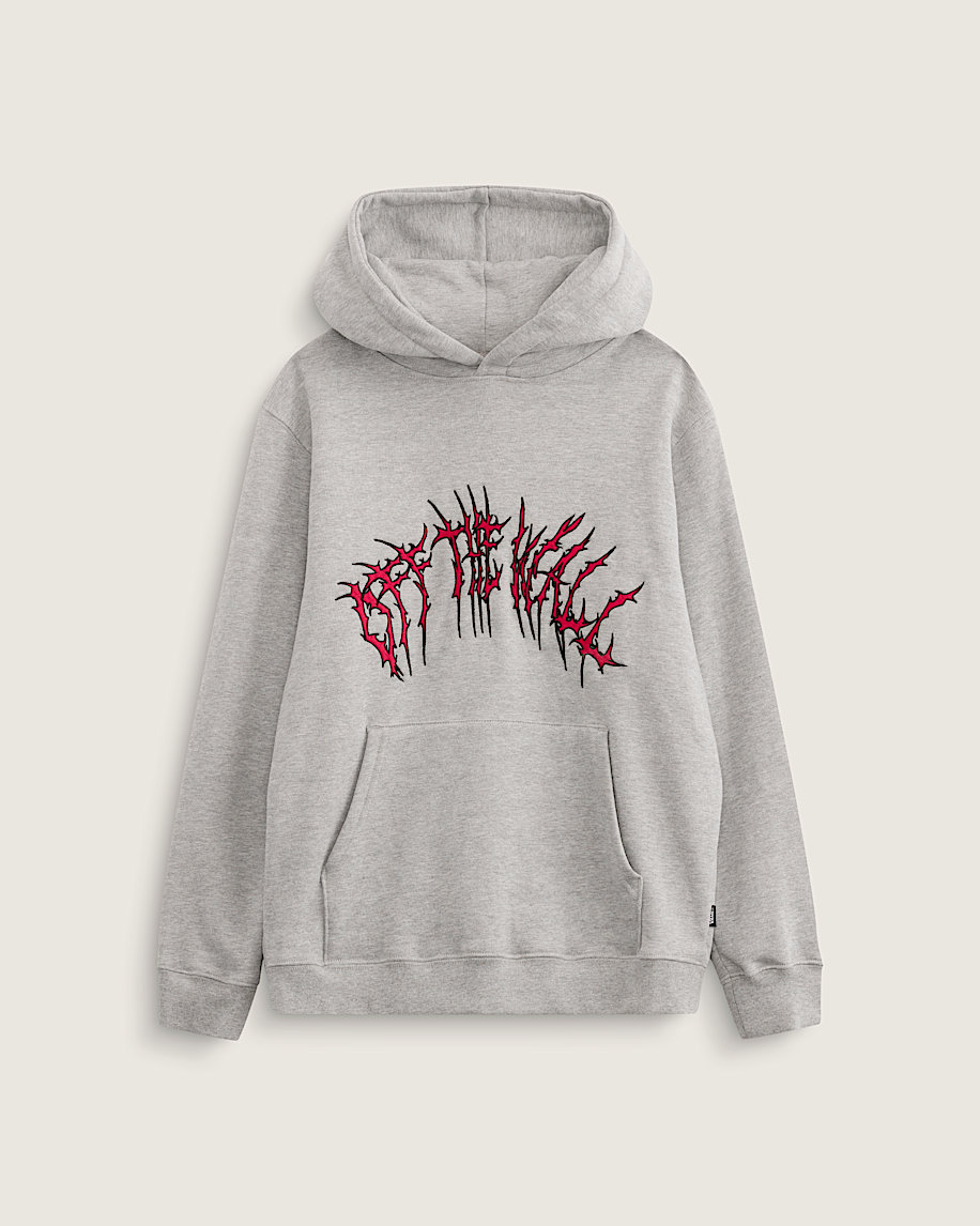 Kids Metal Arch Pullover Hoodie in Heather Grey | Vans Kids Metal Arch Pullover Hoodie in Heather Grey | Vans