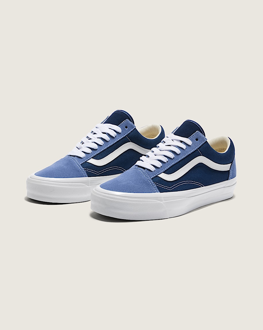 国内配送 VANS PREMIUM OLD SKOOL 90s NAVY/LIME Old Skool Shoe in Navy Blue / Yellow | Vans