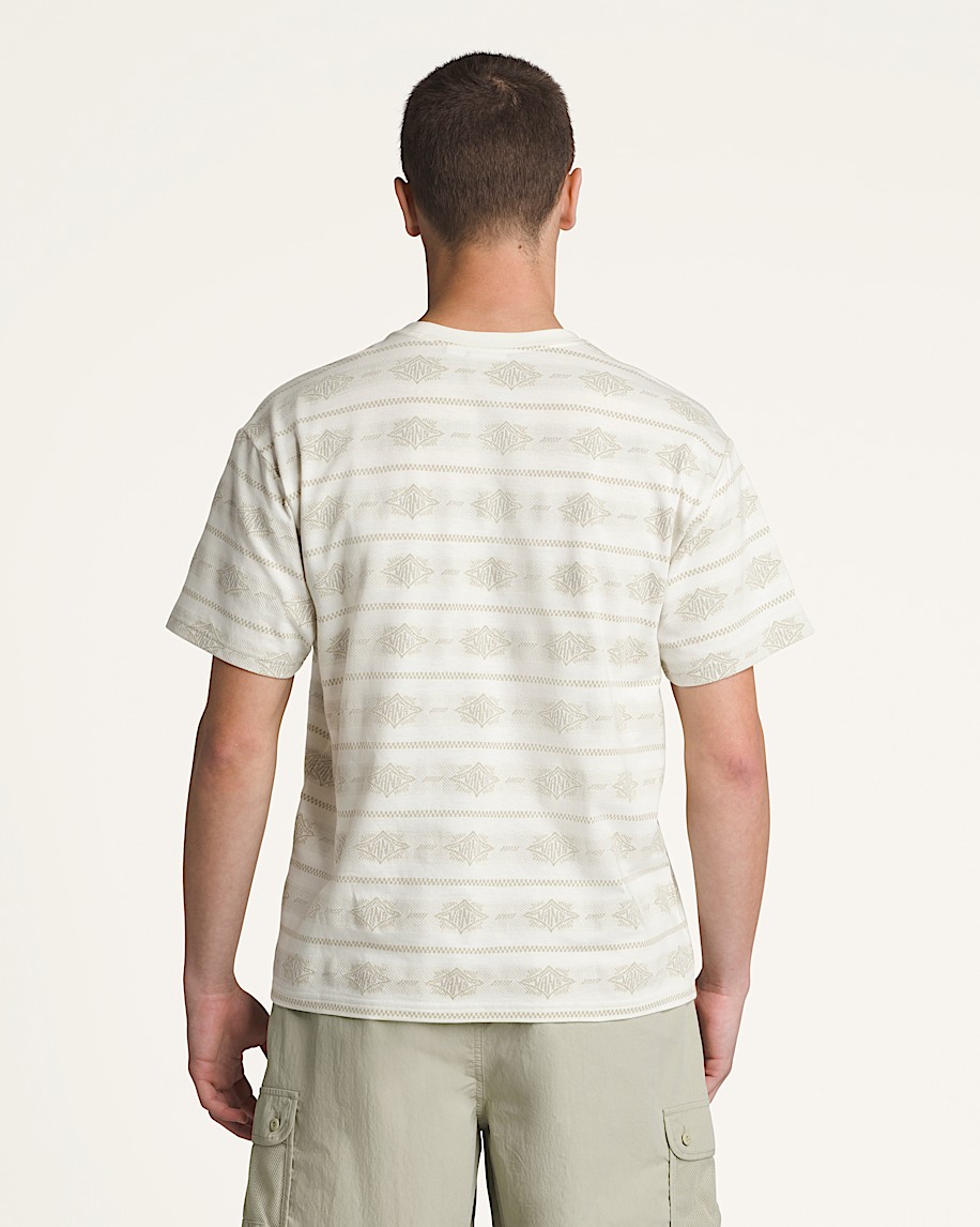 [VANS]Vans Premium Shorebreak Short Sleeve Knit Shirt/追跡付 Premium Shorebreak Short Sleeve Shirt in Marshmallow White