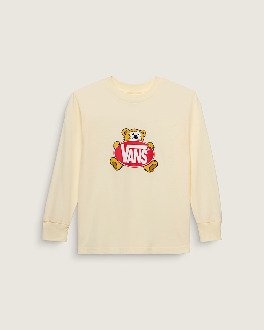 Little Kids Cuddle Bear Long Sleeve T-Shirt - 1